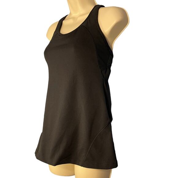 Athleta Activewear Racerback Tank Shelf Bra Black Small - Picture 4 of 8